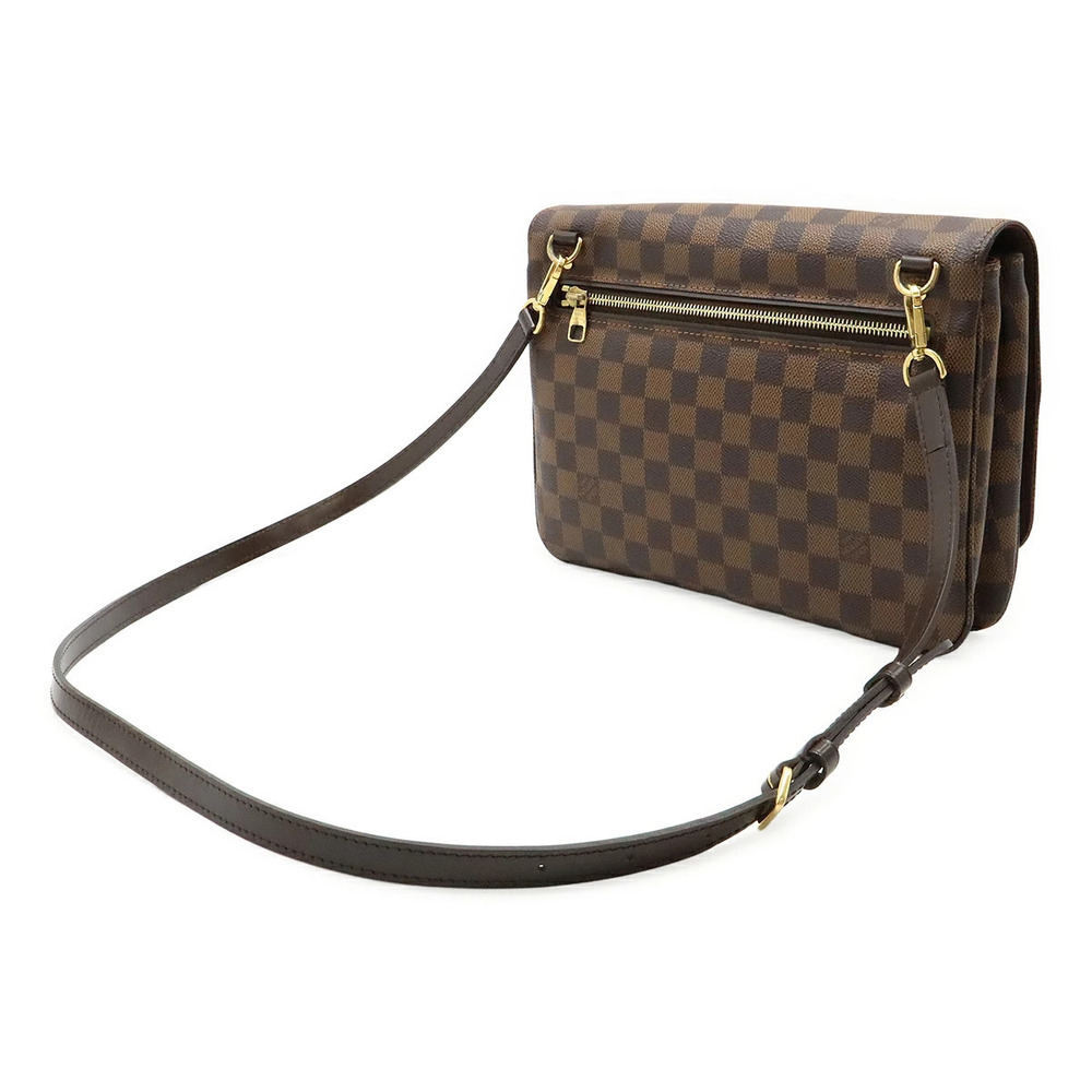 Louis Vuitton Hoxton Clutch Damier Bag Shoulder Shoulder Crossbody Brown